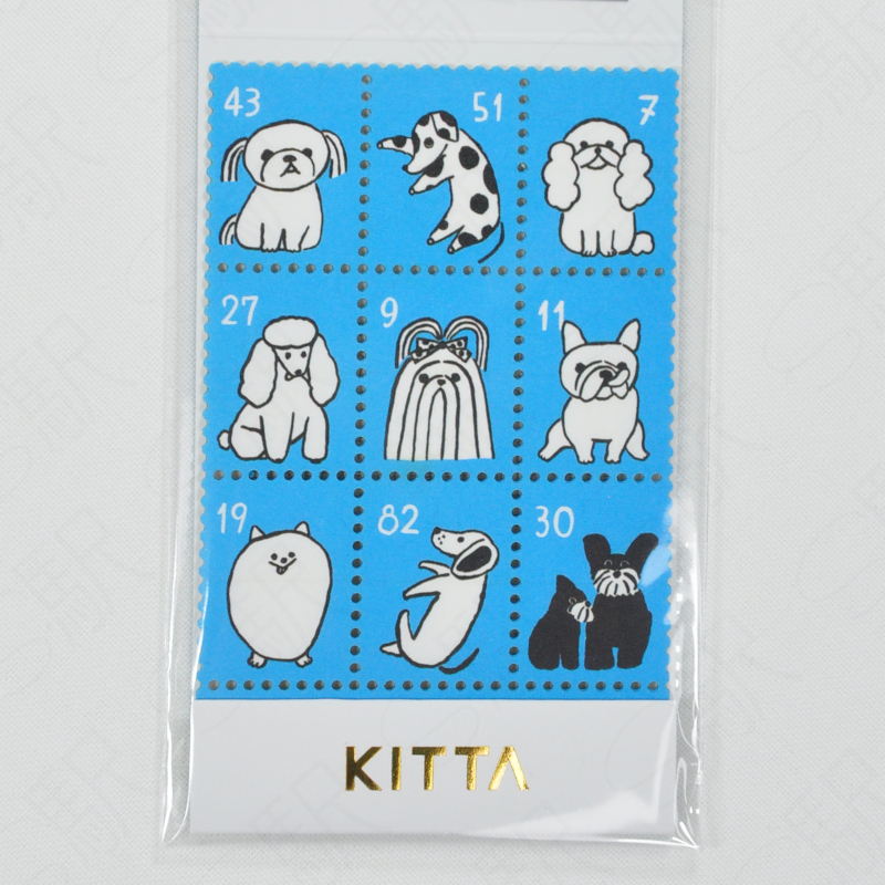 KING JIM Kitta Masking Seal [EC-KITE005] - Dogs